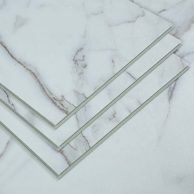 एफएससी 4.0 मिमी मार्बल लुक एसपीसी फ़्लोरिंग वाणिज्यिक एसपीसी वॉटरप्रूफ विनाइल फ़्लोरिंग