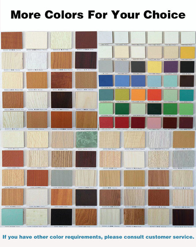 मिनिमलिस्ट लकड़ी के पैनल फर्नीचर दराज के साथ 4 दरवाजे वाली लकड़ी की अलमारी कोठरी