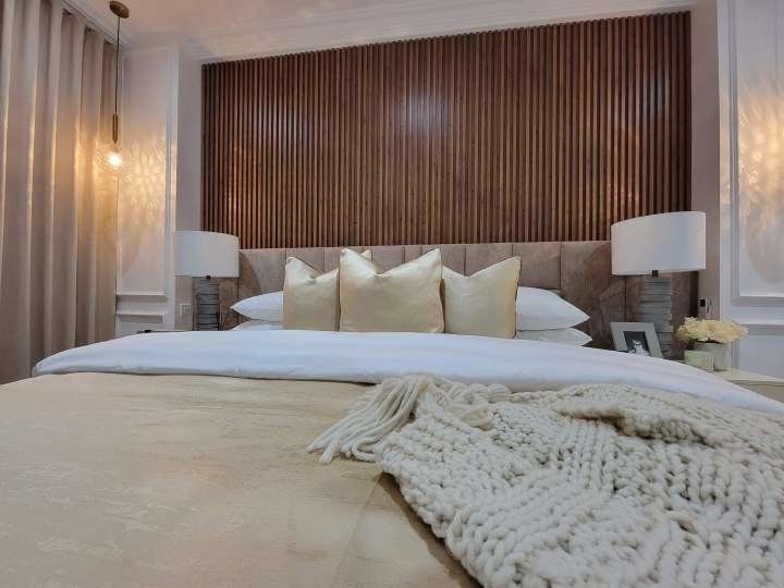 टीवी पृष्ठभूमि के लिए आधुनिक 9 मिमी 2.5 सेमी गृह सजावट आंतरिक डब्ल्यूपीसी दीवार पैनल