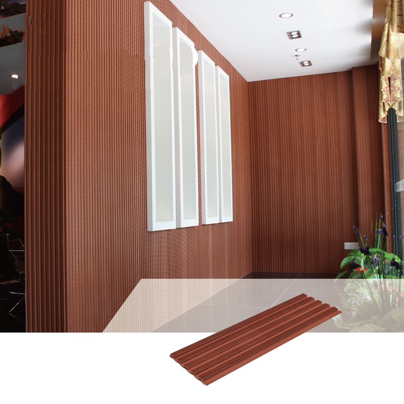 लिविंग रूम सजावटी आंतरिक डब्ल्यूपीसी दीवार पैनल 159*10 मिमी वॉटरप्रूफिंग