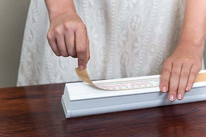 ट्रिम करने योग्य आकार बिल्कुल फिट ताररहित परदा अस्थायी स्थापना