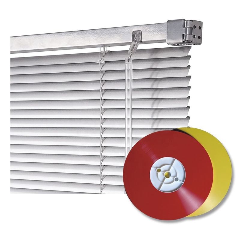 घर की सजावट के लिए 15 मिमी 25 मिमी ताररहित एल्यूमीनियम ब्लाइंड स्लैट्स 600 मीटर/800 मीटर/1000 मीटर