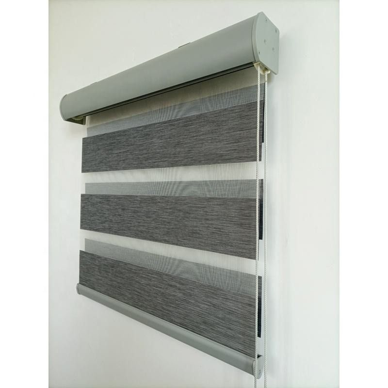 यूवी प्रूफ कॉर्डलेस कर्टेन ब्लाइंड्स डे एंड नाइट विंडो ब्लाइंड्स लाइटवेट