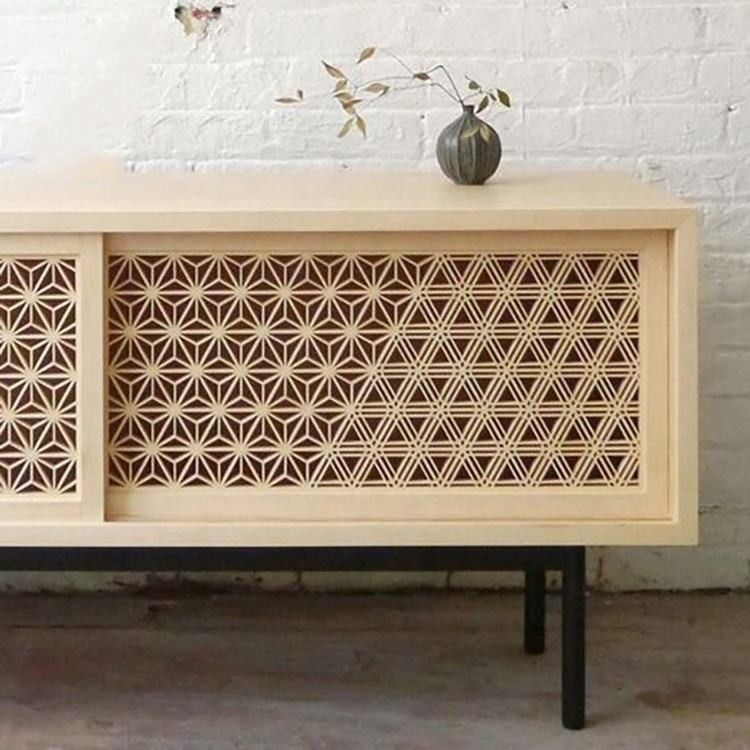 आंतरिक सजावटी वुडवर्किंग कुमिको सॉलिड पाइन वुड रूम डिवाइडर अनुकूलित