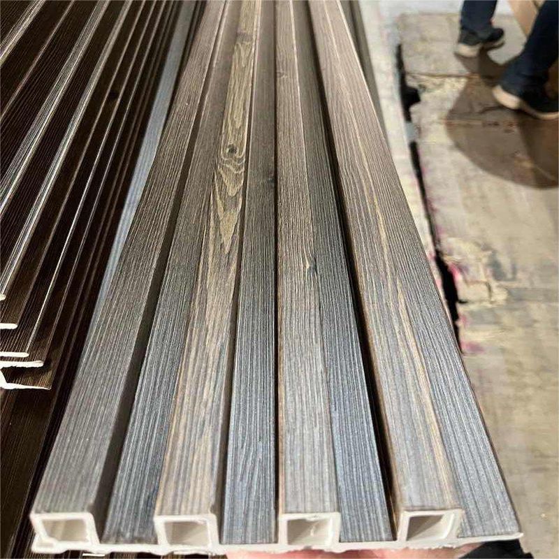 रंगीन डब्ल्यूपीसी दीवार पैनल दीवार सजावट आंतरिक आसान स्थापना विरोधी खरोंच डब्ल्यूपीसी दीवार आवरण