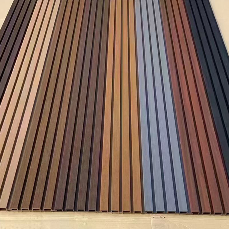 उच्च गुणवत्ता वाले खोखले बाड़ फ्लोटेड सह-विघटन सजावटी लकड़ी प्लास्टिक मिश्रित Wpc बाहरी दीवार पैनल आवरण