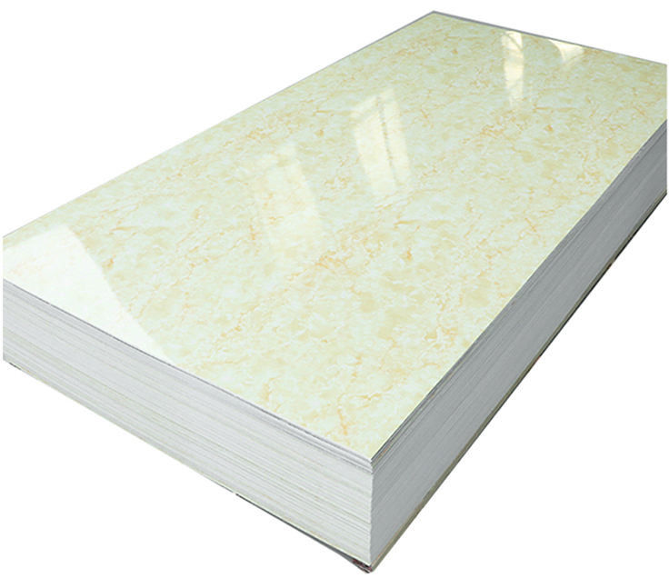 आसान स्थापना संगमरमर देखो एसपीसी लक्जरी प्लास्टिक पहनने के प्रतिरोधी दीवार और फर्श टाइल इंडोर नया उत्पाद चीन में