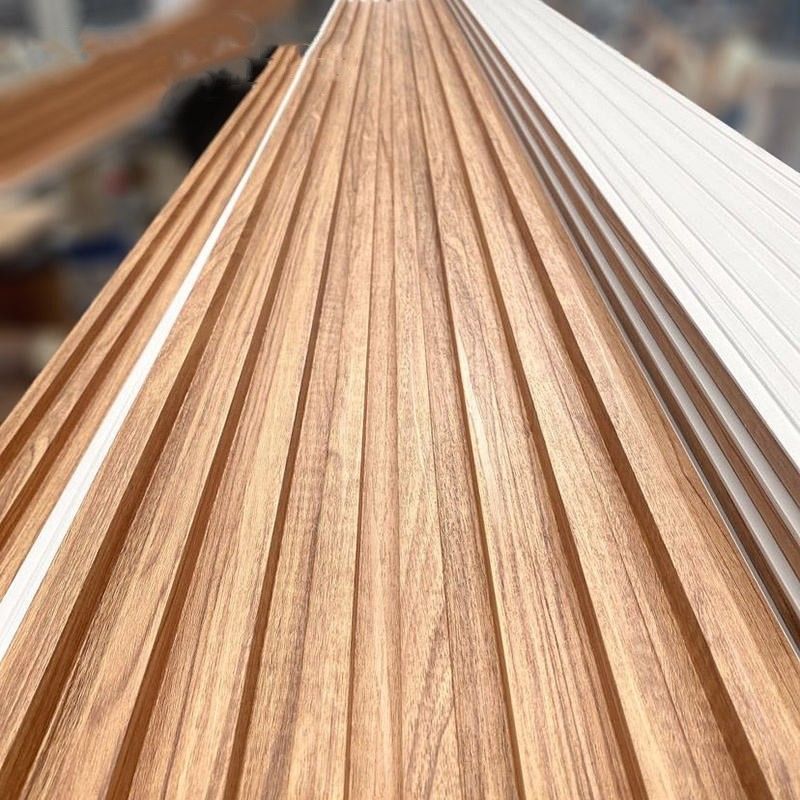 कारखाना इनडोर सजावट पीवीसी कोटिंग क्लैडिंग वॉल बोर्ड WPC इंटीरियर फ्लोटेड वॉल पैनल