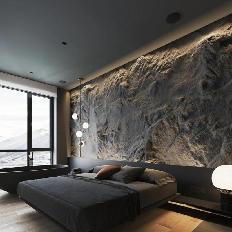 कारखाने की कीमत कृत्रिम संस्कृति पत्थर पीयू फोम पत्थर दीवार सजावट के लिए पीयू 3 डी दीवार पैनल