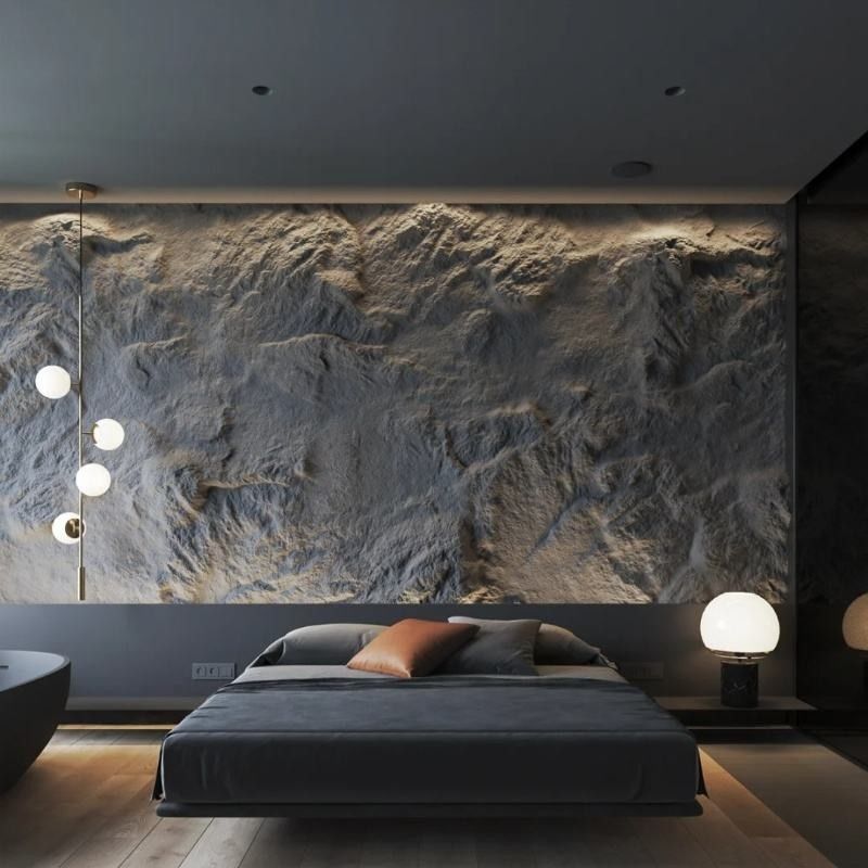 कारखाने की कीमत कृत्रिम संस्कृति पत्थर पीयू फोम पत्थर दीवार सजावट के लिए पीयू 3 डी दीवार पैनल