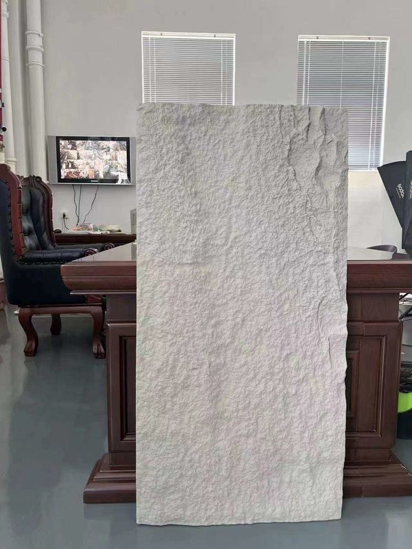 3 डी थोक कला आंतरिक आउटडोर पीयू पत्थर पॉलीयूरेथेन कृत्रिम पत्थर Clad दीवार पैनल बोर्ड