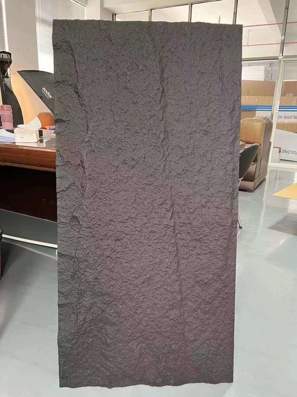 3 डी थोक कला आंतरिक आउटडोर पीयू पत्थर पॉलीयूरेथेन कृत्रिम पत्थर Clad दीवार पैनल बोर्ड