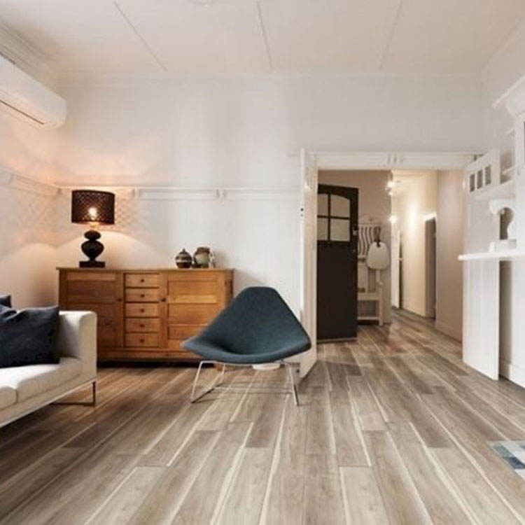 पनरोक लकड़ी अनाज 4 मिमी 5 मिमी पीवीसी क्लिक लॉक एसपीसी फर्श एलवीपी फर्श विनाइल प्लैंक लक्जरी विनाइल फर्श IXPE के साथ