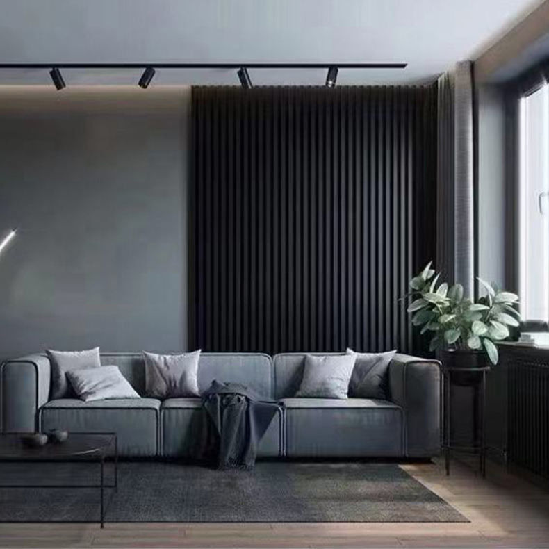 फैक्टरी थोक पारिस्थितिक लकड़ी वॉलबोर्ड WPC पीवीसी प्लास्टिक वॉलबोर्ड टीवी दीवार के लिए इनडोर आउटडोर कस्टम रंग