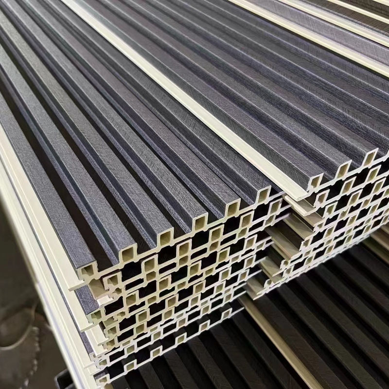 SONSILL UTO लकड़ी का अनाज पीवीसी इनडोर सजावटी Wpc फ्लोटेड वॉल पैनल क्लैडिंग आंतरिक सजावट