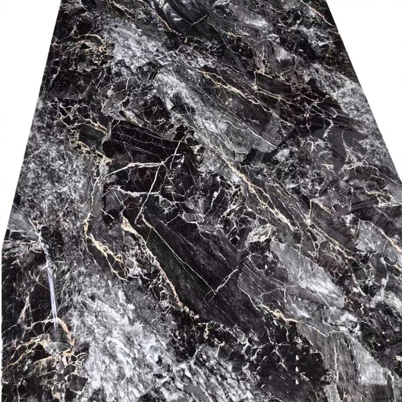 3 मिमी या 4 मिमी मोटाई 3 डी में हल्के यूवी पीवीसी संगमरमर शीट दीवार पैनल