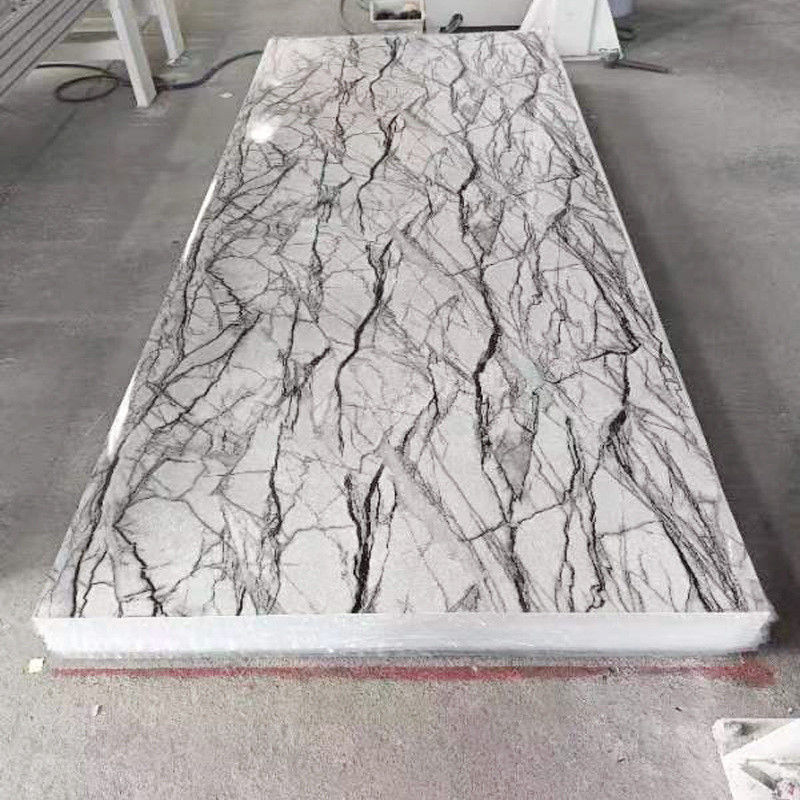 चीनी आपूर्तिकर्ता ने यूवी संगमरमर शीट वॉल पैनल इंटीरियर डेकोरेशन यूवी बोर्ड प्लास्टिक शीट पेश किए