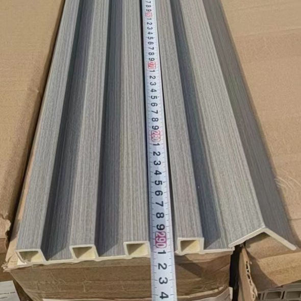 16 सेमी आंतरिक डब्ल्यूपीसी सजावट लकड़ी कम्पोजिट इनडोर दीवार पैनल