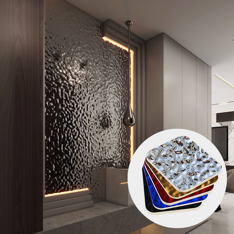 बांस लकड़ी का कोयले का पानी लहर लकड़ी का वैनर प्लेट कार्बन क्रिस्टल प्लेट बांस लकड़ी के फाइबर की दीवार पैनल