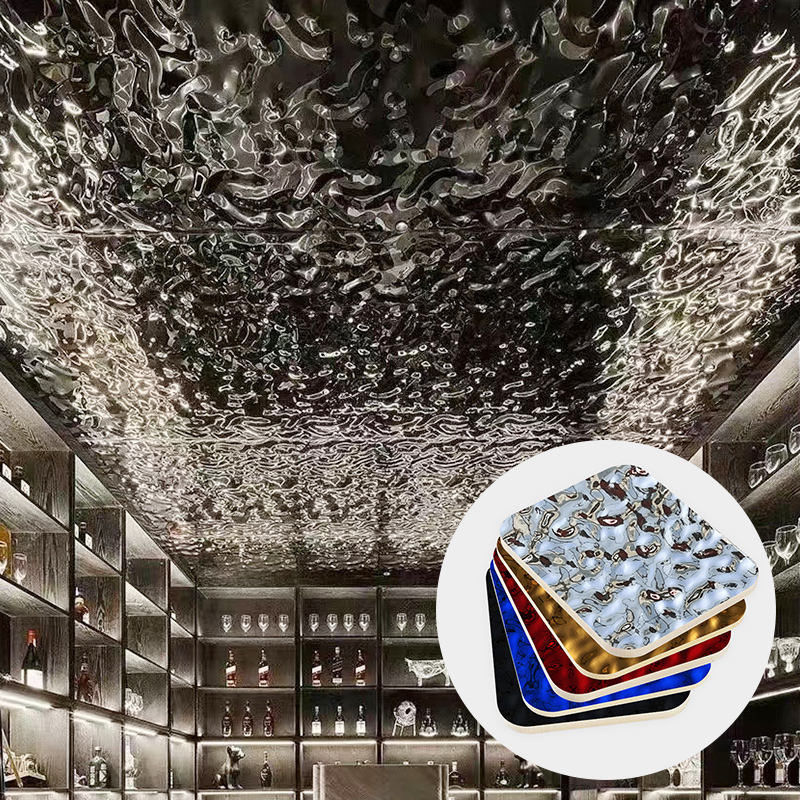 बांस लकड़ी का कोयले का पानी लहर लकड़ी का वैनर प्लेट कार्बन क्रिस्टल प्लेट बांस लकड़ी के फाइबर की दीवार पैनल