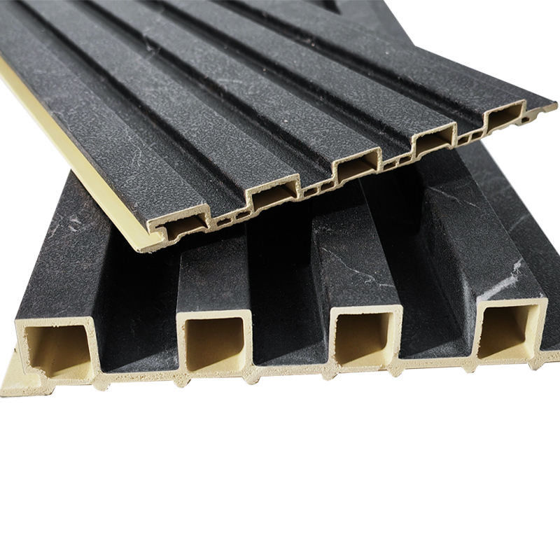 आधुनिक इंटीरियर आर्ट लुवर सजावटी 3d दीवार या छत और इनडोर टीवी पीवीसी कवरिंग पैनल के लिए फ्लोटेड डब्ल्यूपीसी वॉल पैनल