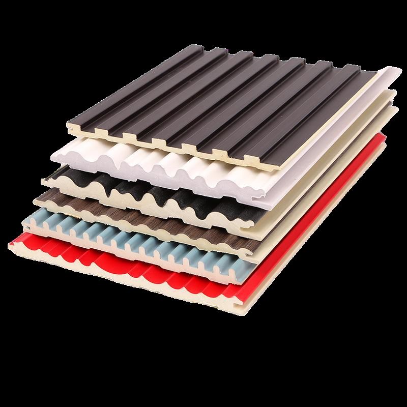WPC लकड़ी के लकड़ी के दीवार पैनल कंपोजिट WPC वॉल क्लैडिंग टाइल्स इंटीरियर फ़्लूटेड वॉल पैनल