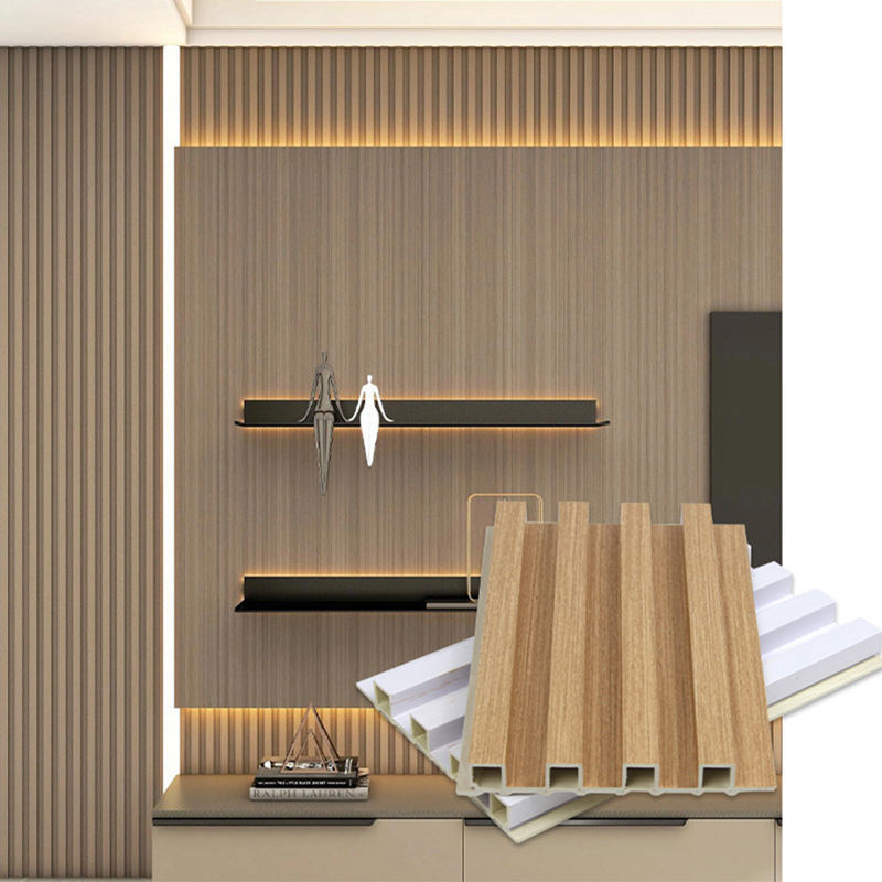 आधुनिक वाटरप्रूफ फ्लोटेड डब्ल्यूपीसी वॉल पैनल इनडोर होम डेकोरेटिव बैकग्राउंड पैनल