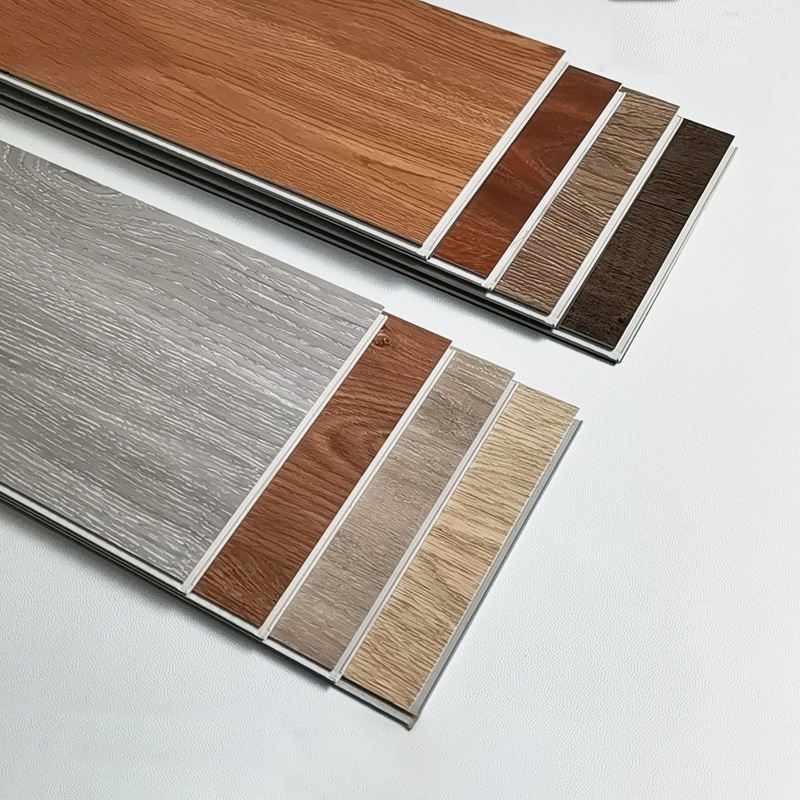 एसपीसी विनाइल फर्श 4 मिमी 5 मिमी एसपीसी विनाइल अग्निरोधक एसपीसी विनाइल फर्श इनडोर जलरोधक पीवीसी प्लास्टिक फर्श