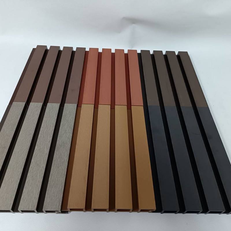 कम कीमत थोक बाहरी लकड़ी अनाज बाहरी सजावट WPC दीवार पैनल आवरण