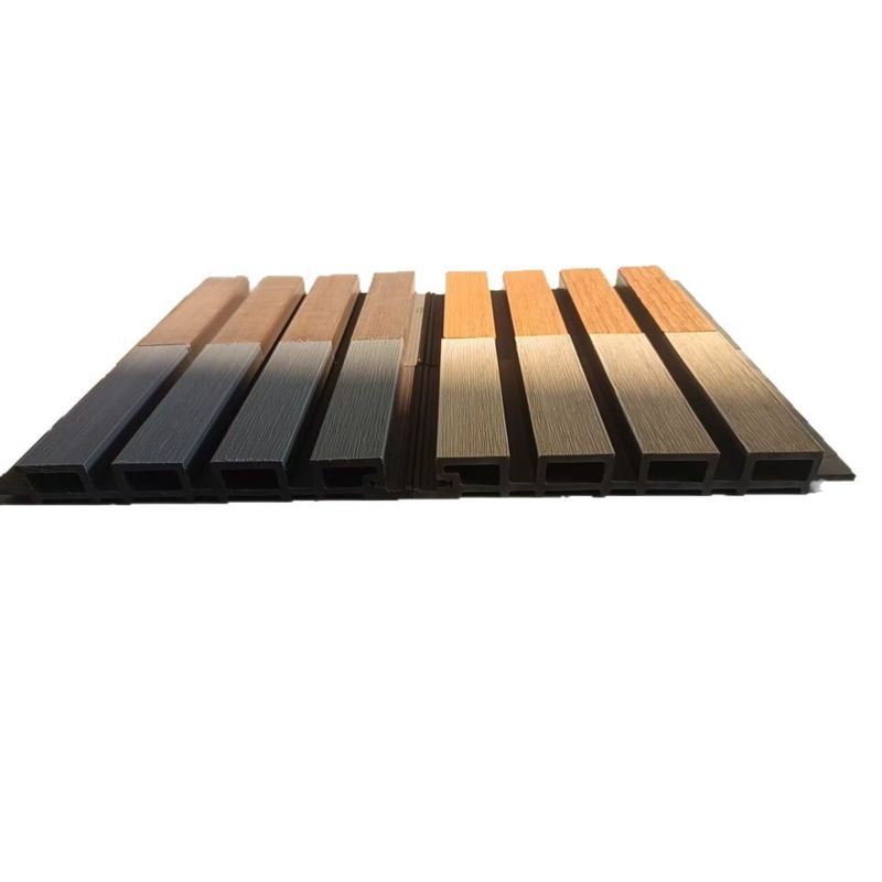 कम कीमत थोक बाहरी लकड़ी अनाज बाहरी सजावट WPC दीवार पैनल आवरण