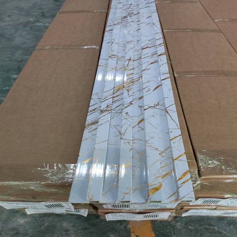 आधुनिक लकड़ी प्लास्टिक कंपोजिट डब्ल्यूपीसी वॉल पैनल बाथरूम इंटीरियर के लिए पीवीसी विकल्प