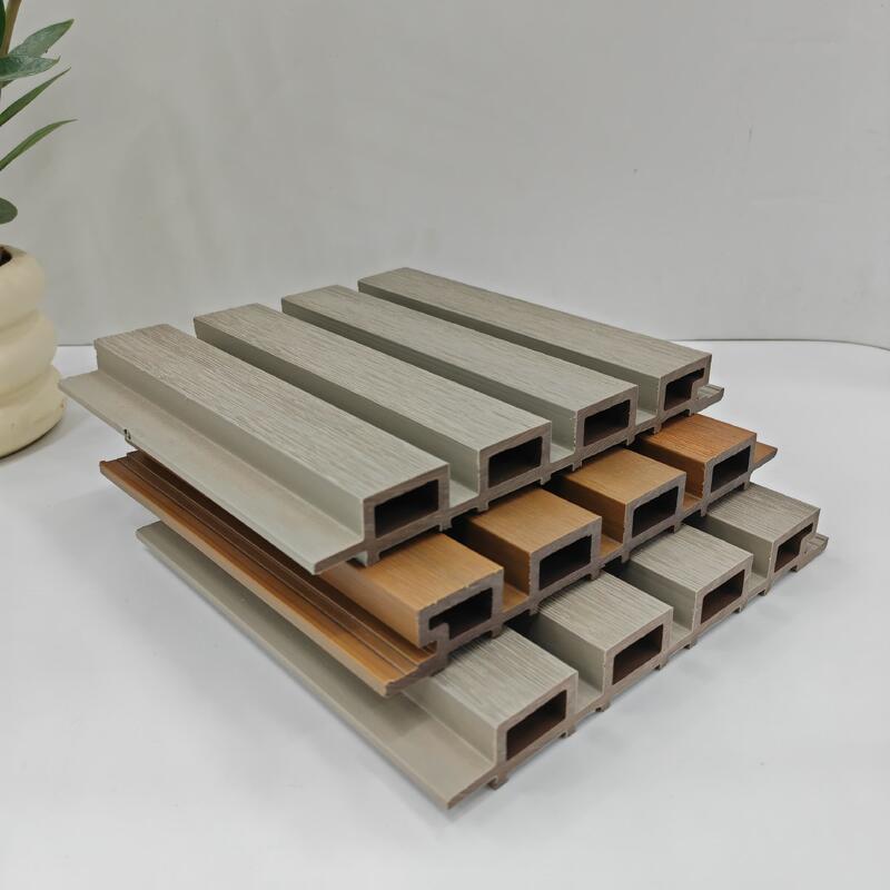 डब्ल्यूपीसी आधुनिक ज्यामितीय पैटर्न जलरोधक बाहरी दीवार पैनल मिश्रित बाहरी आवरण 5+ साल की वारंटी ग्राफिक समाधान