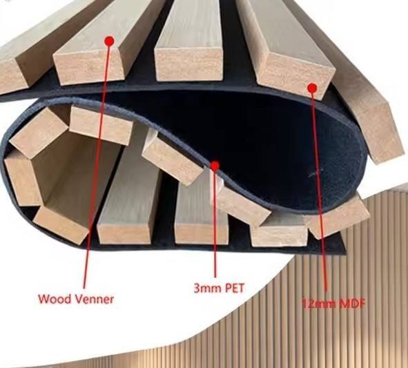 उच्च घनत्व 20 मिमी पॉलिएस्टर फाइबर रबर कोर म्यूजिक स्टूडियो के लिए अग्निरोधी ध्वनि अवशोषक उपकरण कोर ध्वनिक पैनल
