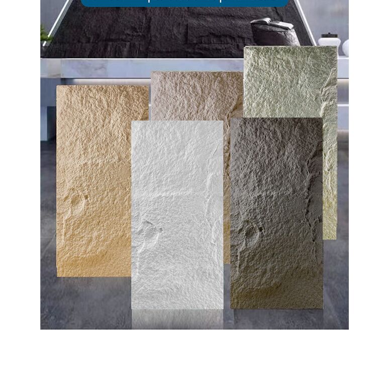 कारखाने पु पत्थर दीवार पैनल पु नकली पत्थर पैनल मशरूम देखो 1200x600 मिमी इनडोर आंतरिक सजावटी पैनल मशरूम डेको दीवार