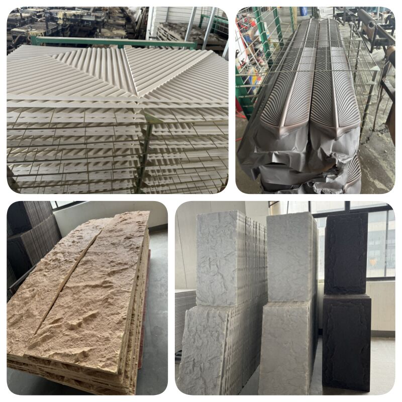 कारखाने प्रत्यक्ष बिक्री पु पत्थर दीवार पैनल हल्के आधुनिक कृत्रिम पत्थर जलरोधक दीवार पैनल और बोर्ड आसान इकट्ठा करने के लिए