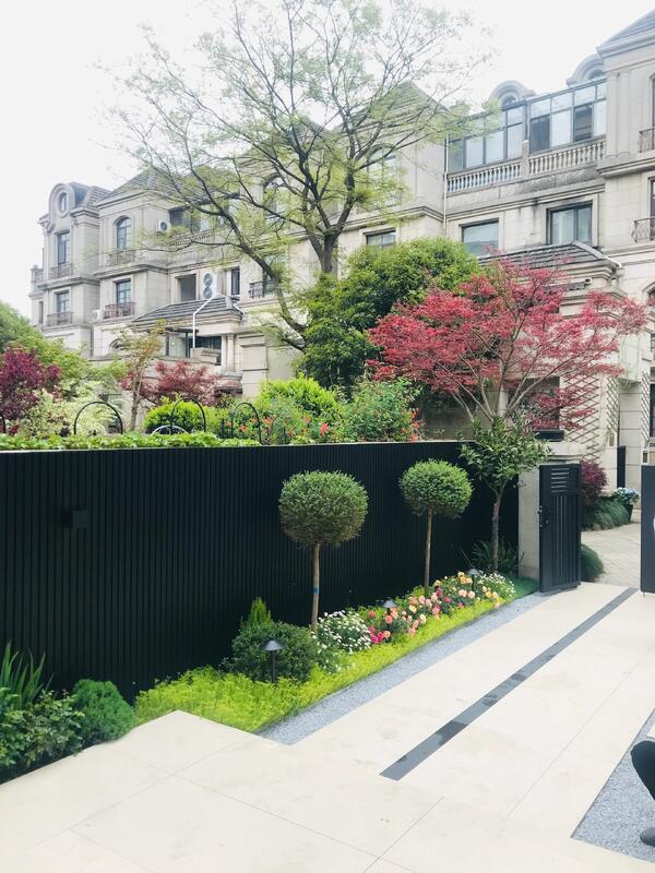 आधुनिक डब्ल्यूपीसी (WPC) मुखौटा पैनल आउटडोर साइडिंग बाहरी दीवार पैनल होटल के लिए डब्ल्यूपीसी दीवार क्लैडिंग