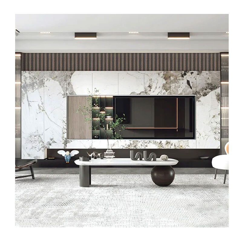 थोक मूल्य 4X8 FT PVC वैकल्पिक मार्बल वॉल पैनल और बोर्ड हाई ग्लॉसी UV कोटिंग मार्बल शीट