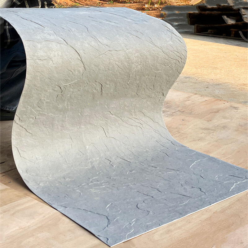 लचीला पर्यावरण के अनुकूल आंतरिक/बाहरी दीवार सजावट अग्निरोधक जलरोधक प्राकृतिक पत्थर के आवरण पैनल कृत्रिम पत्थर