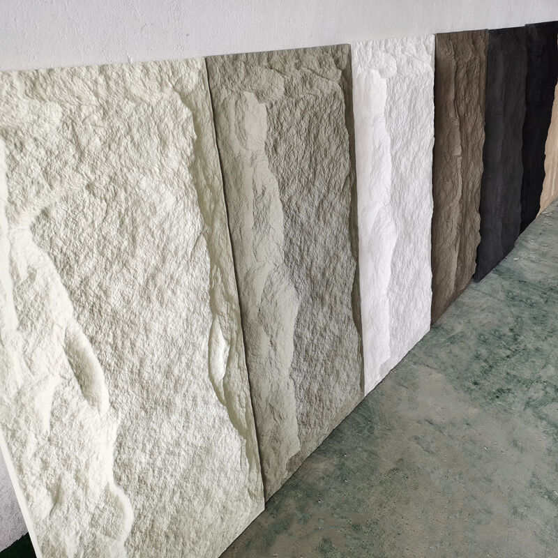 लचीला पर्यावरण के अनुकूल आंतरिक/बाहरी दीवार सजावट अग्निरोधक जलरोधक प्राकृतिक पत्थर के आवरण पैनल कृत्रिम पत्थर