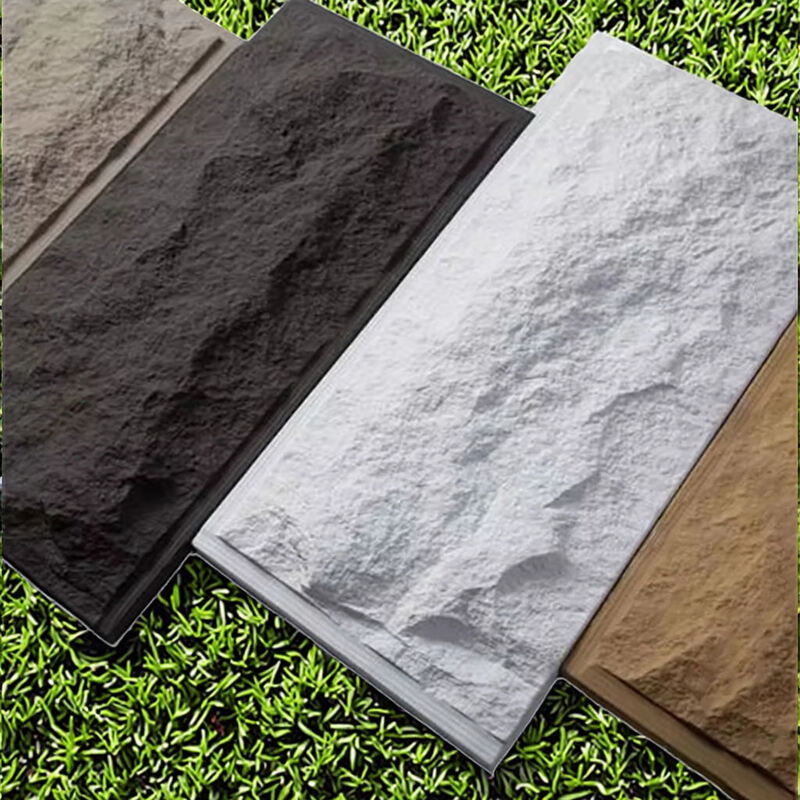 हल्के आधुनिक डिजाइन पॉलीयूरेथेन सजावटी पीयू पत्थर की दीवार पैनल होटल और इनडोर उपयोग के लिए बड़े स्लैब चीन में निर्मित