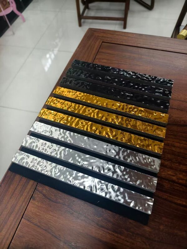 आधुनिक ध्वनि अवशोषित ध्वनिक पैनल 3 डी वाटर रिपल स्लेट ग्रिल होटल स्टूडियो के लिए ध्वनिरोधी