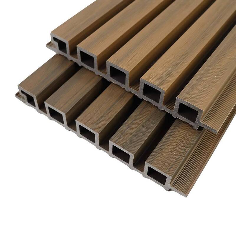 बाहरी दीवार बाहरी दीवार टाइलें लकड़ी WPC दीवार टाइलें