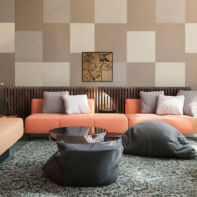 Fast Shipping Popular Design Modern Wooden Slat Acoustic Wall Panels with Sound Absorption for Bedroom Living Room & Hotel