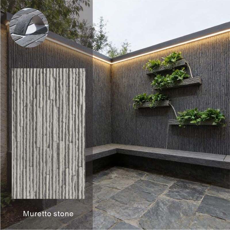 Outdoor Flexible Stone Veneer Sheet Stone Flexible Cladding Stone for Exterior Wall Fire Resistance Natural Panel