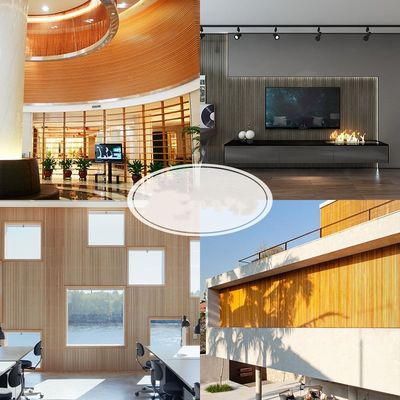 पर्यावरण अनुकूल आंतरिक डब्ल्यूपीसी दीवार पैनल 159एमएम*10एमएम त्वरित स्थापना