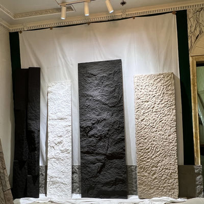 इनडोर आउटडोर पीयू स्टोन वॉल पैनल पॉलीयूरेथेन स्टोन बिग स्लैब पैनल