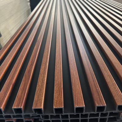 16 सेमी आंतरिक डब्ल्यूपीसी सजावट लकड़ी कम्पोजिट इनडोर दीवार पैनल