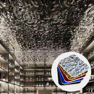 बांस लकड़ी का कोयले का पानी लहर लकड़ी का वैनर प्लेट कार्बन क्रिस्टल प्लेट बांस लकड़ी के फाइबर की दीवार पैनल