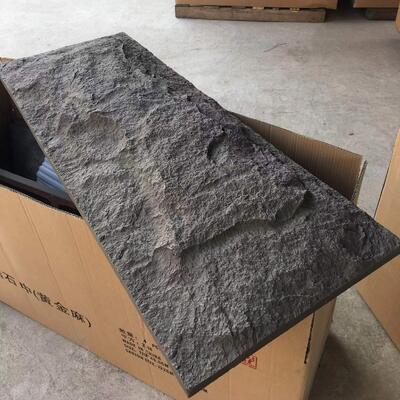 आधुनिक डिजाइन पीयू स्टोन वॉल पैनल पीवीसी कृत्रिम पत्थर फोम आंतरिक बाहरी वाटरप्रूफ फंक्शन डेकोरेटिव शीट टाइप