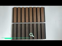 नालीदार दीवार पैनल क्लैडिंग वुड प्लास्टिक कंपोजिट डब्ल्यूपीसी वॉल सीलिंग पैनल लैमिनेटेड वुड विनियर